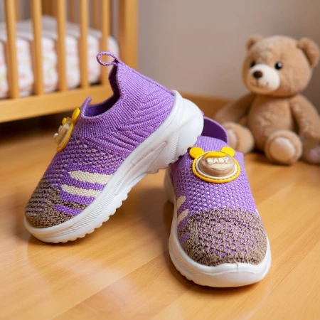 Casual Baby Sneakers purple