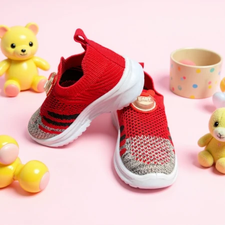 Casual Baby Sneakers Red