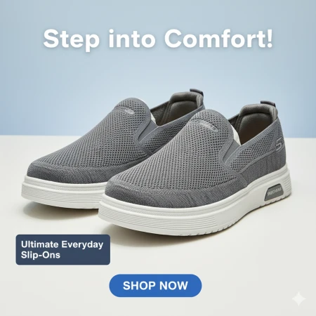 Lace free light-weight knit shoe black