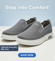 Lace free light-weight knit shoe black